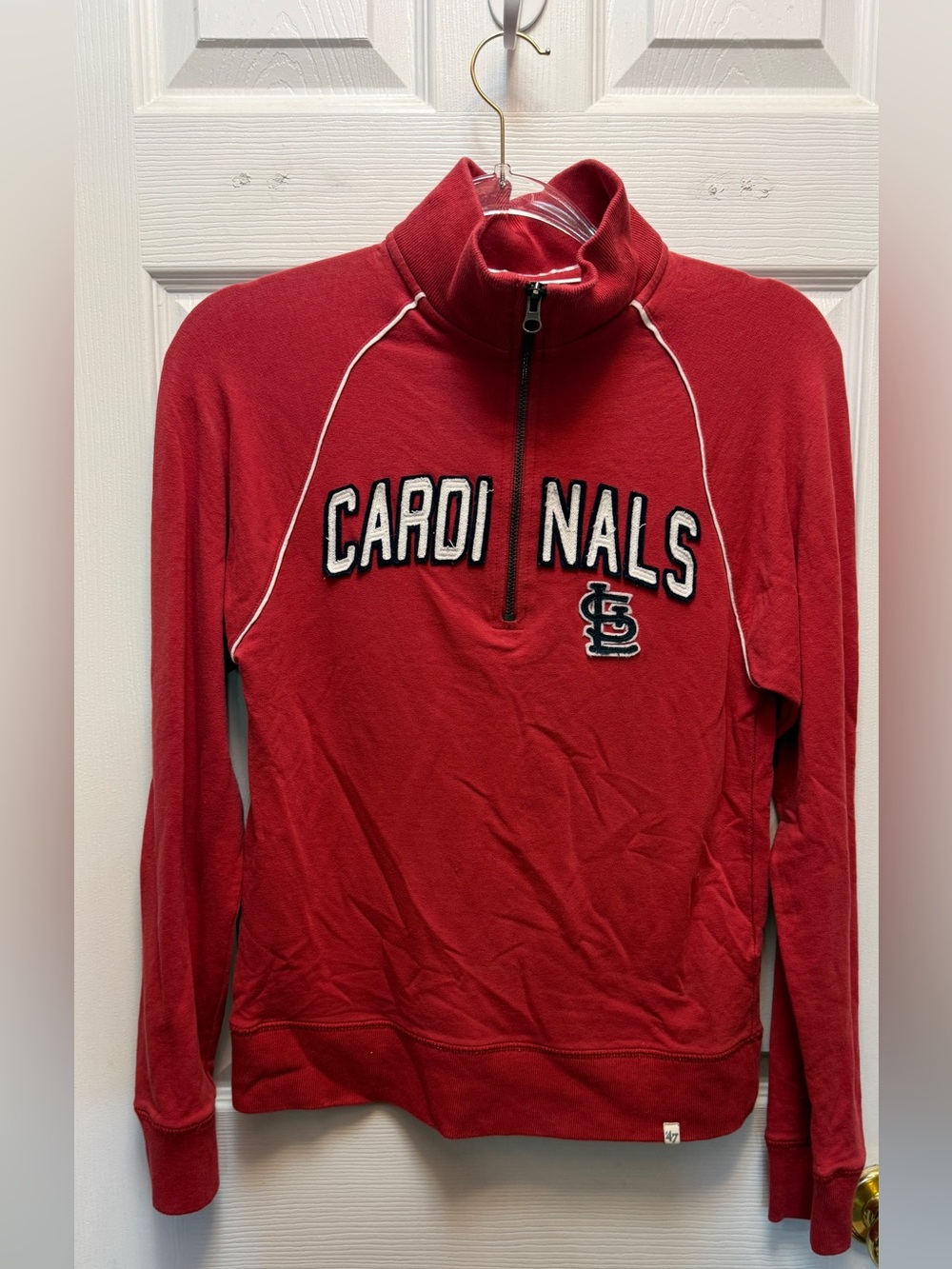 47 Brand St. Louis Cardinals Red Quarter-Zip Pullover